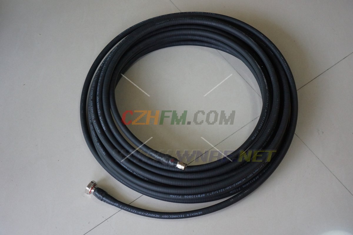 (image for) 20 meters 50-12 (1∕2') helix coaxial cable with DIN(L29)+N(L16) connector - Click Image to Close
