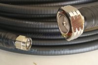 (imagen para) Cable coaxial helicoidal 50-12 (1∕2') de 20 metros con conector DIN(L29)+N(L16)
