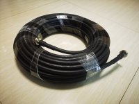 (image for) 50 meters 50-12 (1∕2') helix coaxial cable with L29 DIN+DIN connector
