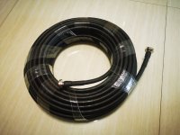 (image for) 40 meters 50-12 (1∕2') helix coaxial cable with L29 DIN+DIN connector