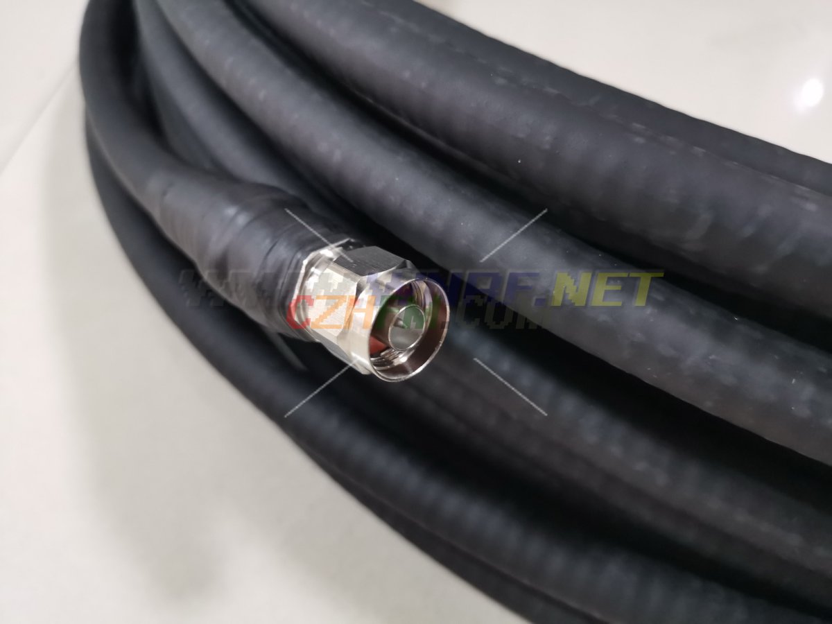 (imagen para) Cable coaxial helicoidal 50-12 (1∕2') de 30 metros con conector L16 NJ+NJ - Pinche Imagen para Cerrar