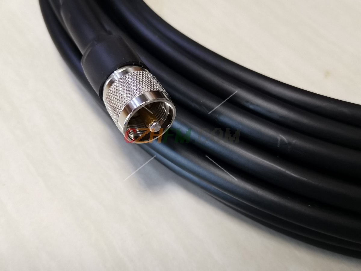 (image for) 30 meters 50-7 (RG8/U) coaxial cable with L16 NJ+NJ connector - Click Image to Close