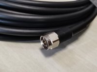 (image for) 20 meters 50-7 (RG8/U) coaxial cable with L16 NJ+NJ connector