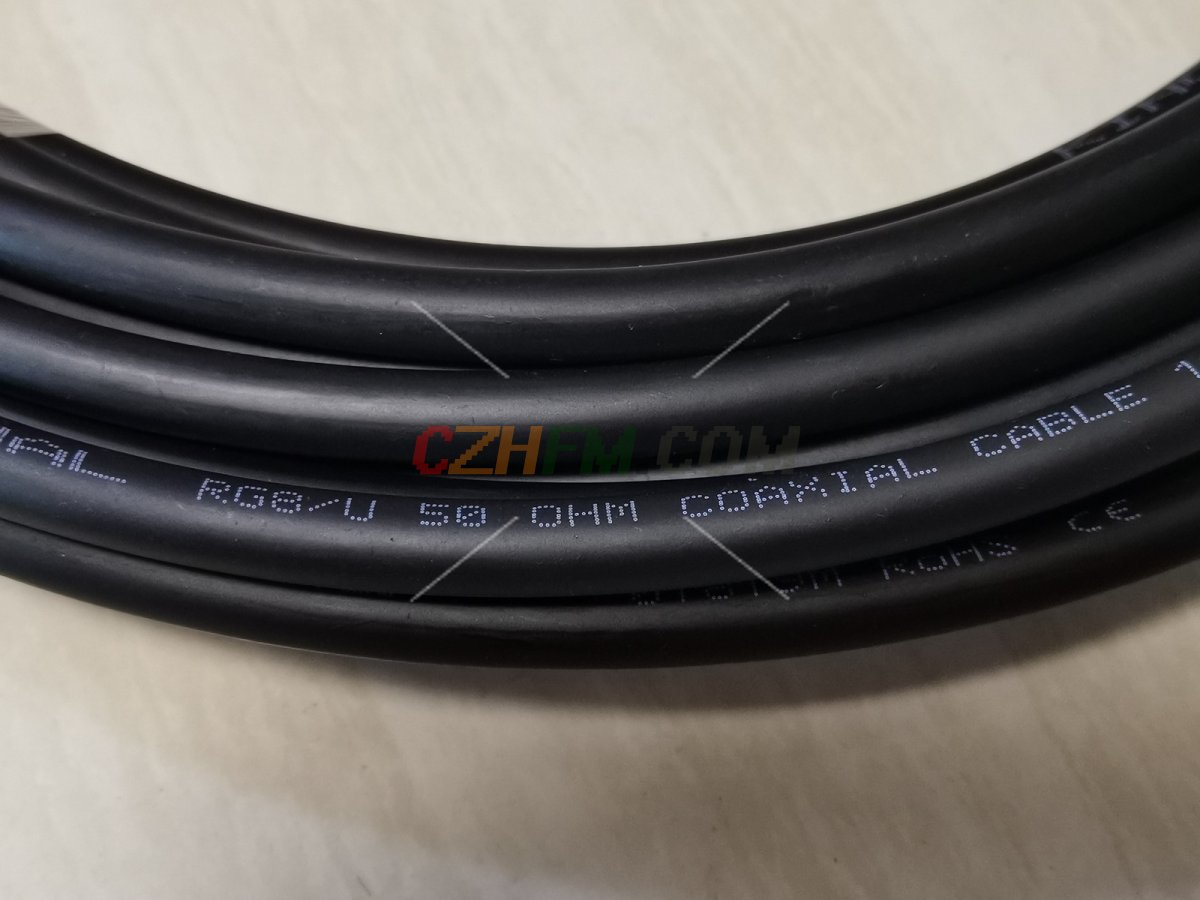 (image for) 20 meters 50-7 (RG8/U) coaxial cable with L16 NJ+NJ connector - Click Image to Close
