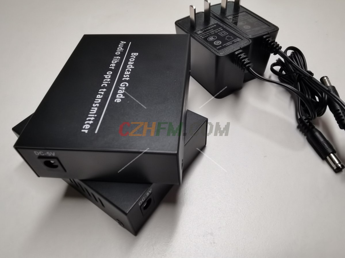 (image for) 2CH Audio over Fiber optic Converter,Broadcast RCA Extender to Fiber Singlmode up to 20Km(12.4mi), A set