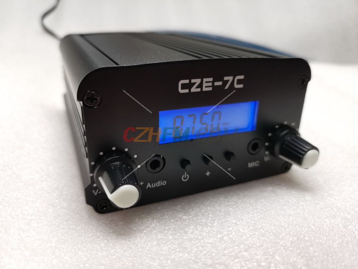 (imagen para) Transmisor de transmisión de 7 vatios PLL FM estéreo [CZE-7C] - Pinche Imagen para Cerrar
