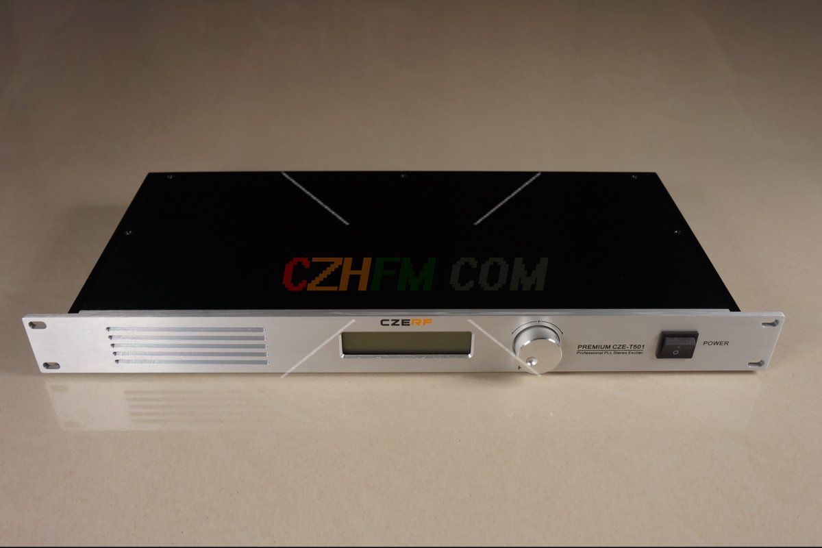 (imagen para) New 1U 0-50 Watt Professional FM Transmitter [CZE-T501] - Pinche Imagen para Cerrar